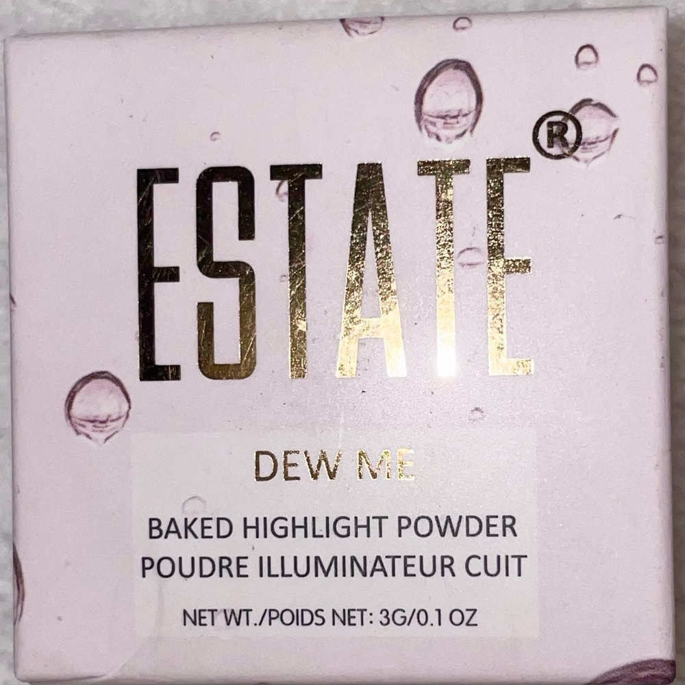 Estate Cosmetics Dew Me Baked Highlighter Cheek Eyes Face Pressed Powder Exposed - Picture 8 of 8